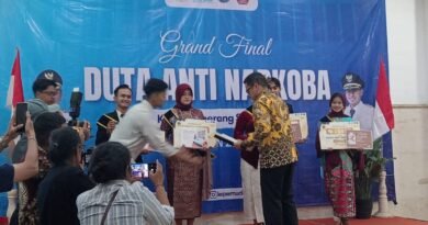 Wakil Walikota Pilar Tutup Grand Final Duta Anti Narkoba Tangsel